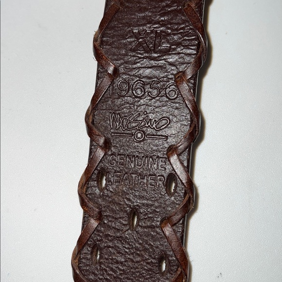 Vintage Massimo - XL, Braided Leather Belt, unisex - Picture 5 of 7
